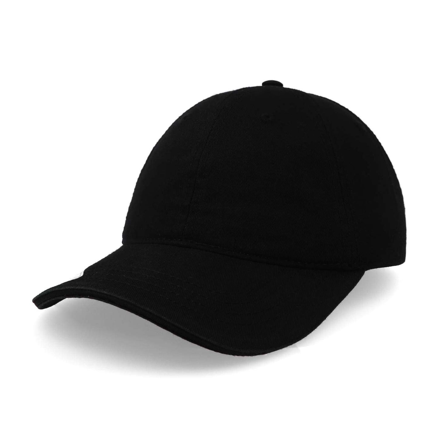 Gorra Sportcaps Clásica Algodón Copa Baja Negro Unitalla