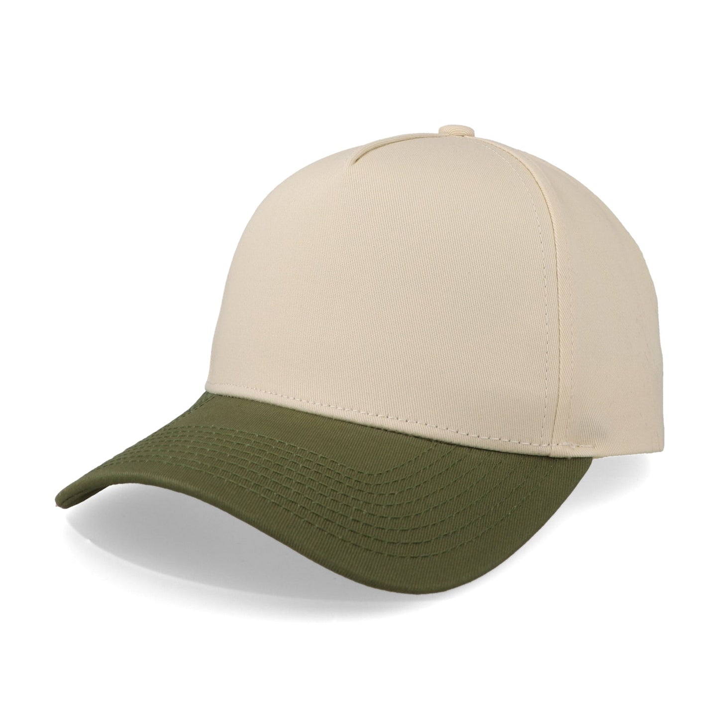 Gorra Sportcaps Off White Con Verde Unitalla