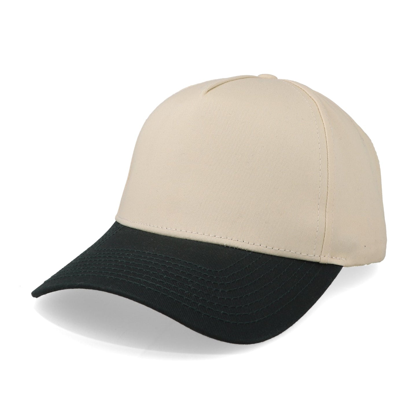 Gorra Sportcaps Off White Con Verde Oscuro Unitalla
