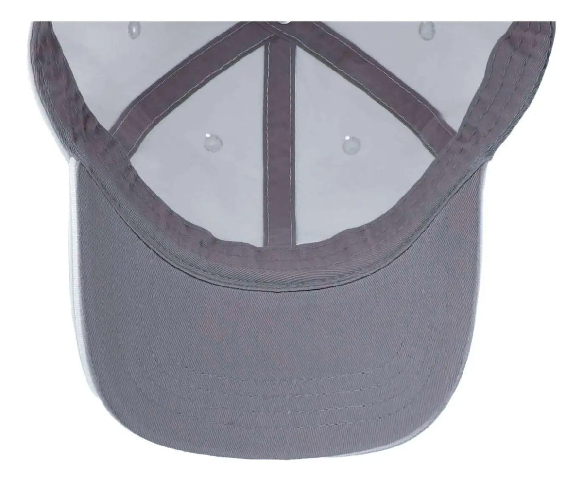 Gorra Sportcaps Clásica Algodón Copa Baja Blanco Unitalla