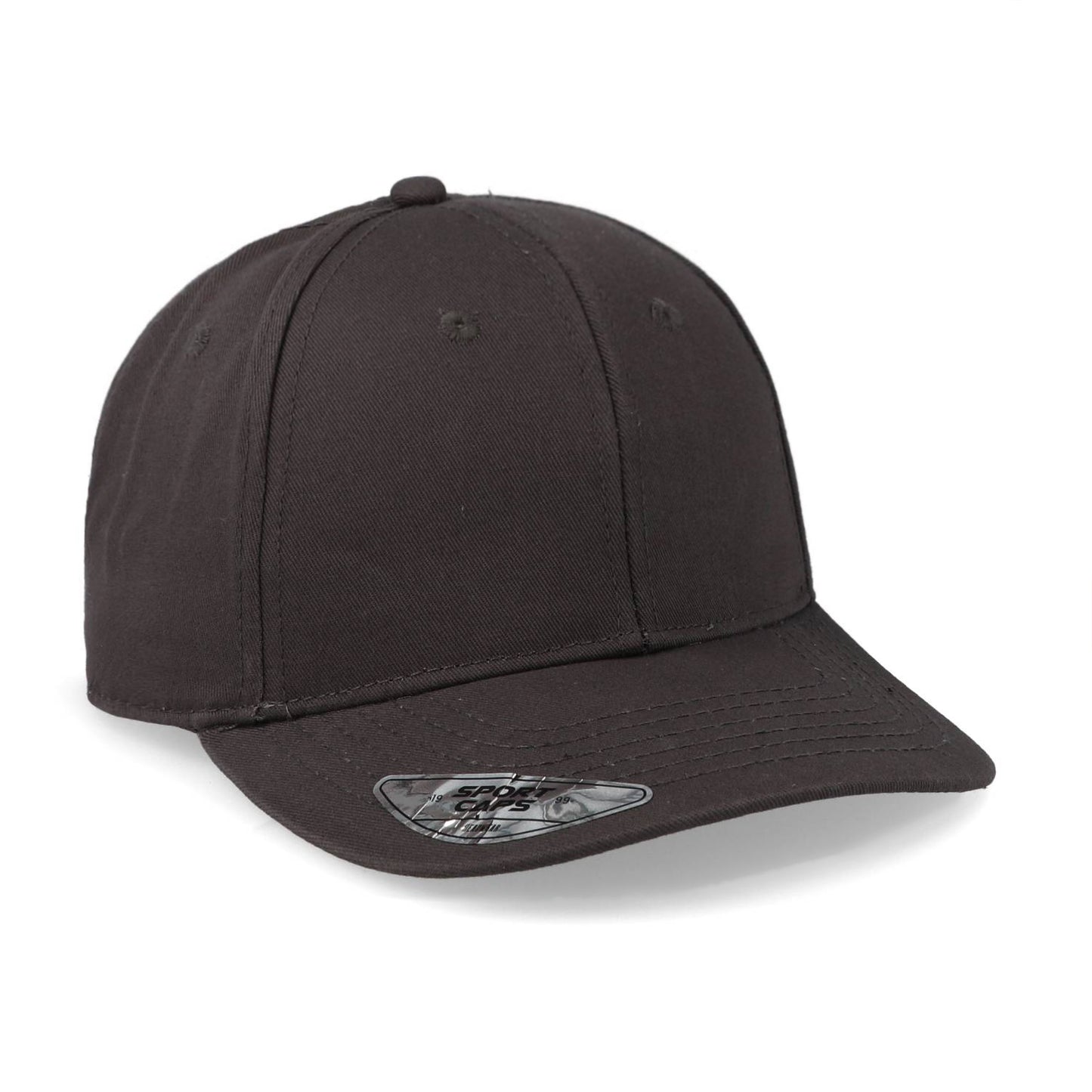 Gorra Sportcaps Algodón Copa Alta Gris Unitalla