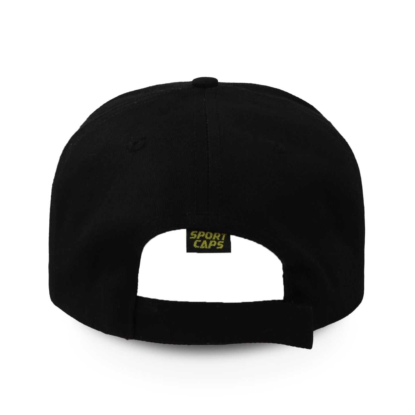 Gorra Sportcaps Algodón Copa Alta Negro Unitalla