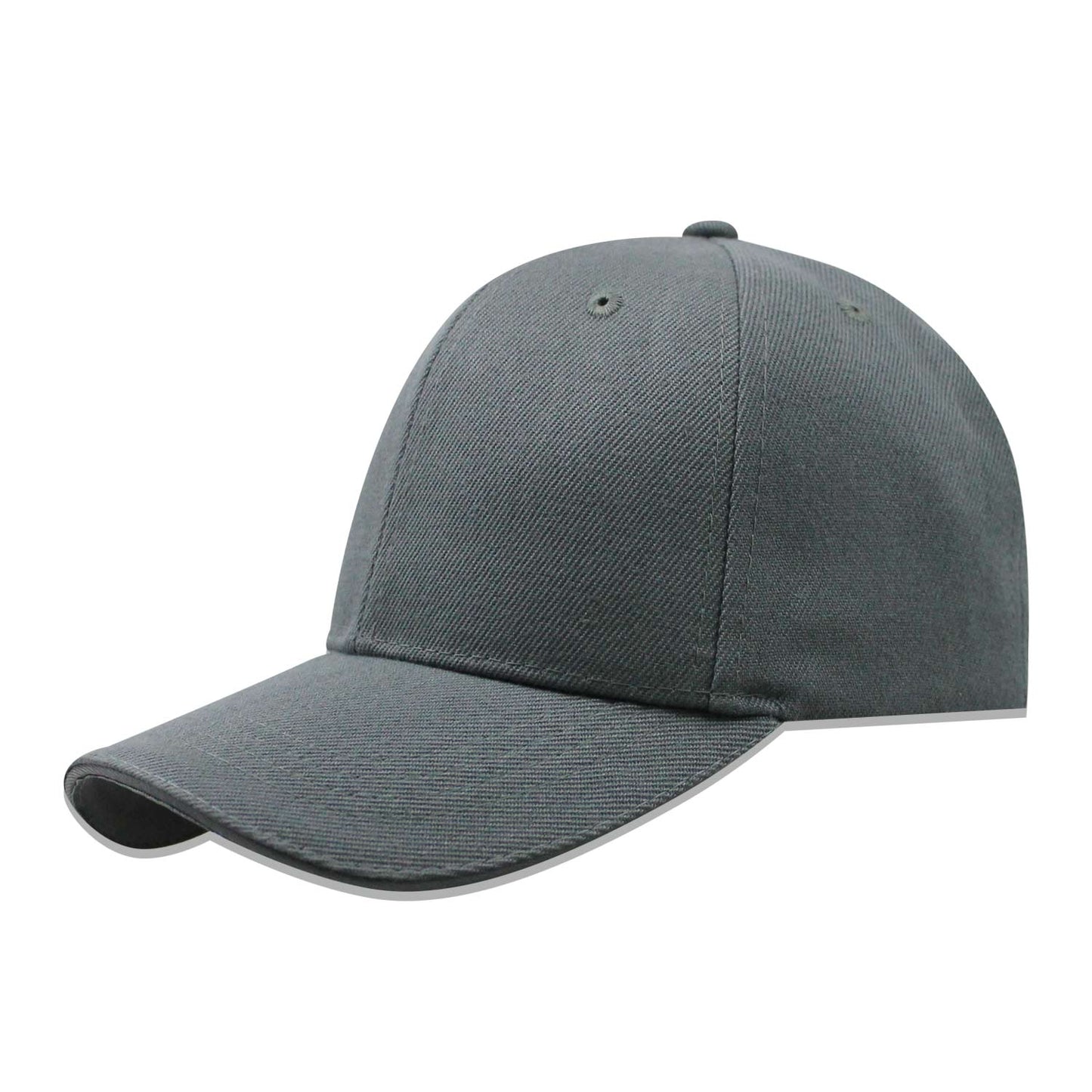 Gorra Sportcaps Clásica Acrílico Copa Alta Gris Oscuro Unitalla