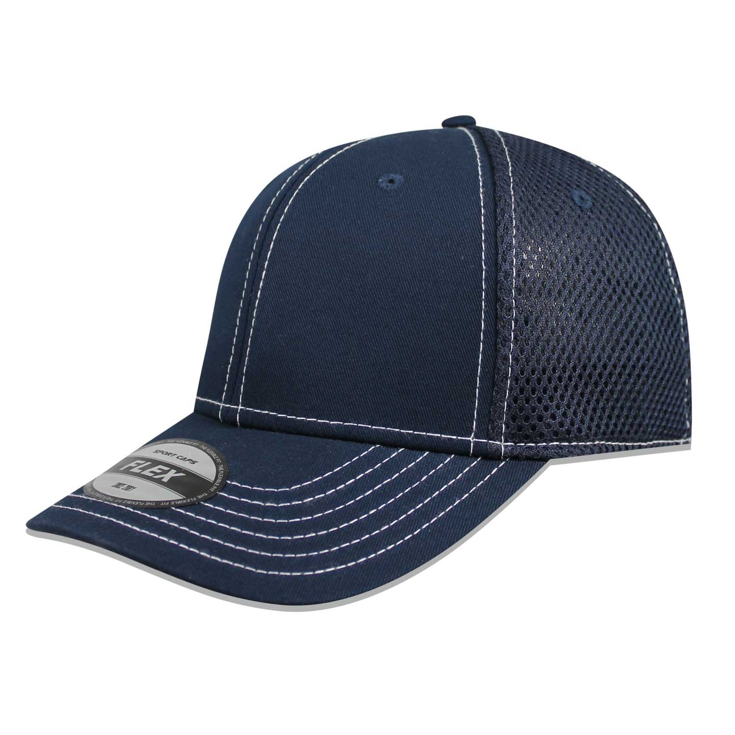 Gorra Sportcaps Jersey Panel Flex Azul Marino Unitalla