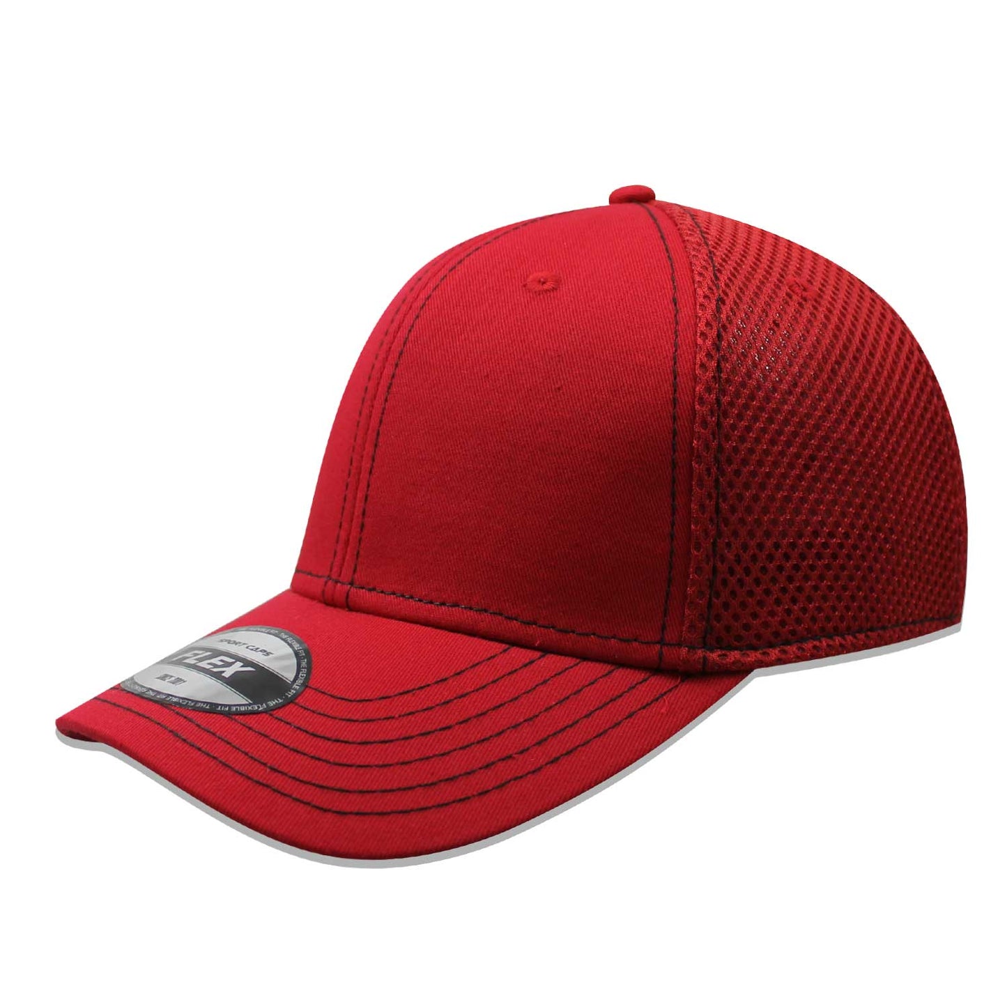 Gorra Sportcaps Jersey Panel Flex Rojo Unitalla