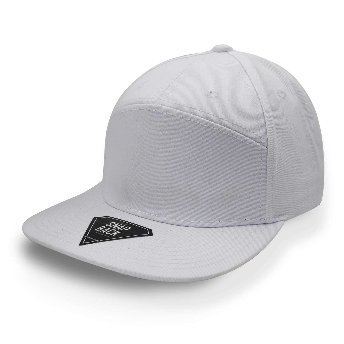 Gorra Sportcaps Snapback 7 Panel Blanco Unitalla