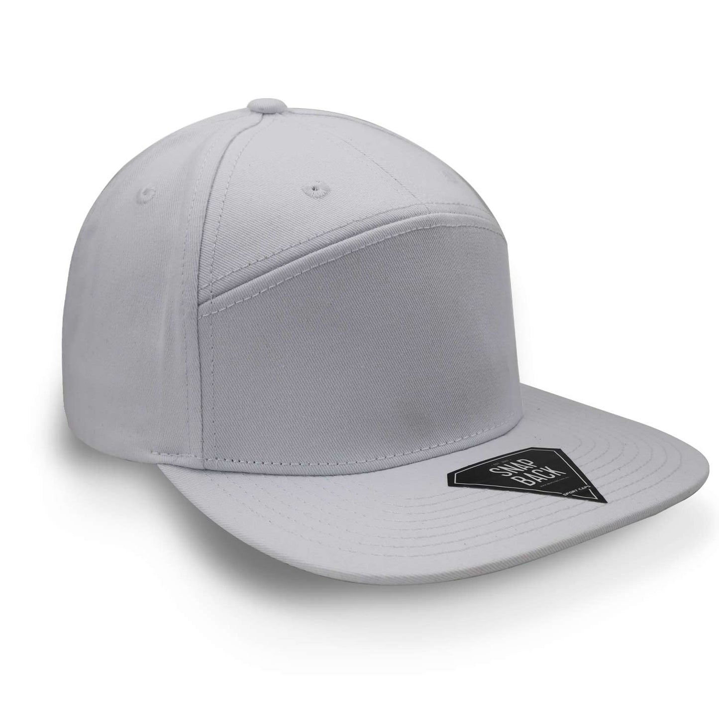 Gorra Sportcaps Snapback 7 Panel Blanco Unitalla