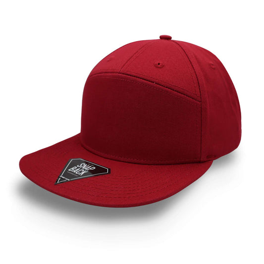 Gorra Sportcaps Snapback 7 Panel Rojo Unitalla