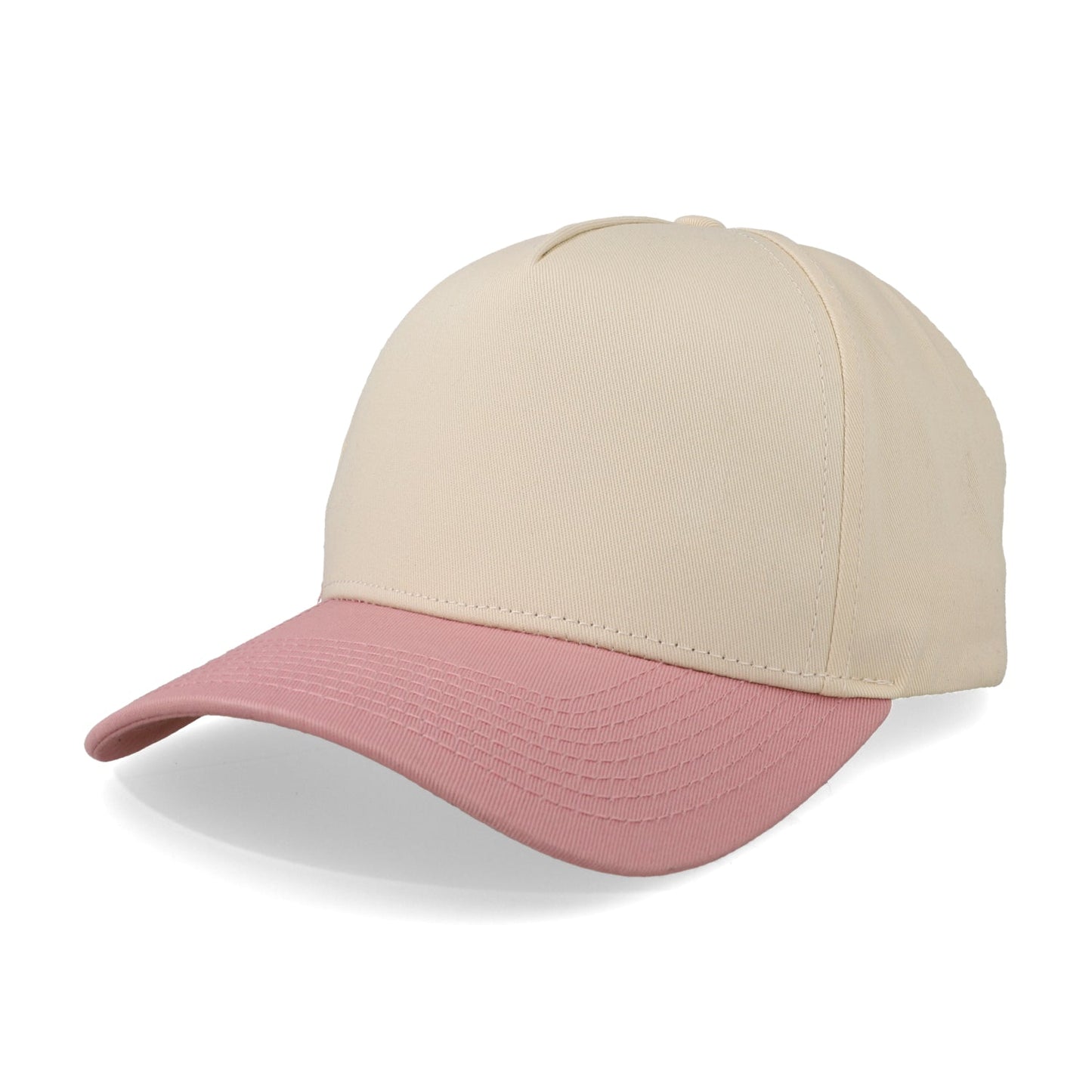 Gorra Sportcaps Off White Con Rosa Unitalla
