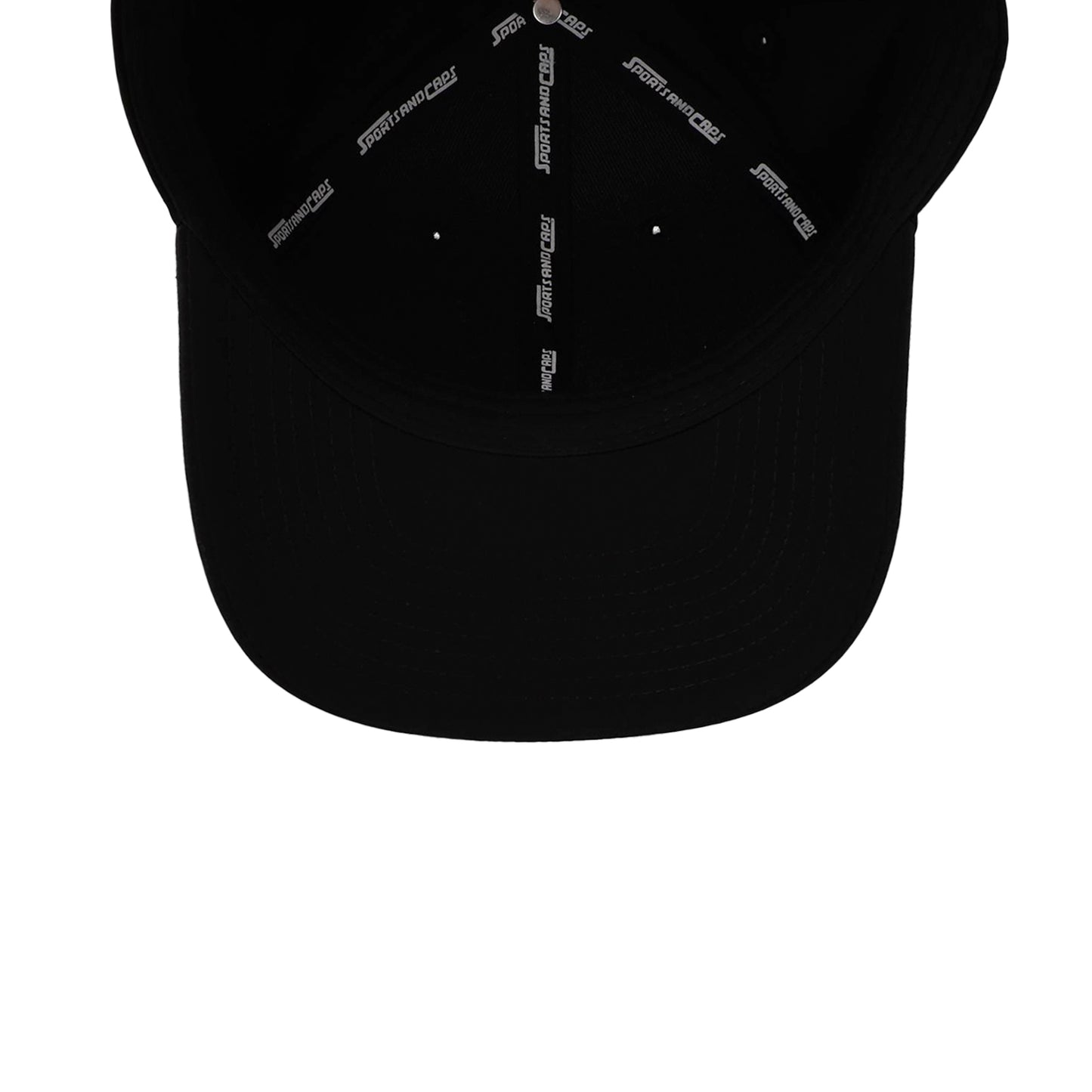 Gorra Sportcaps Impermeable Copa Alta Negro Osfa
