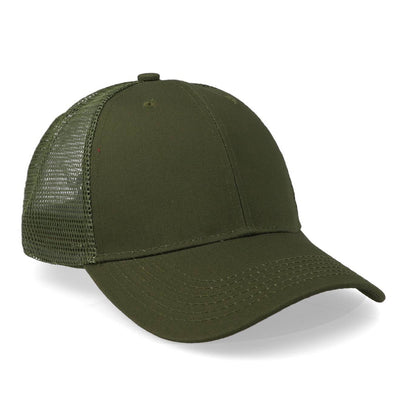 Gorra Sportcaps Trucker Clásica Verde Olivo