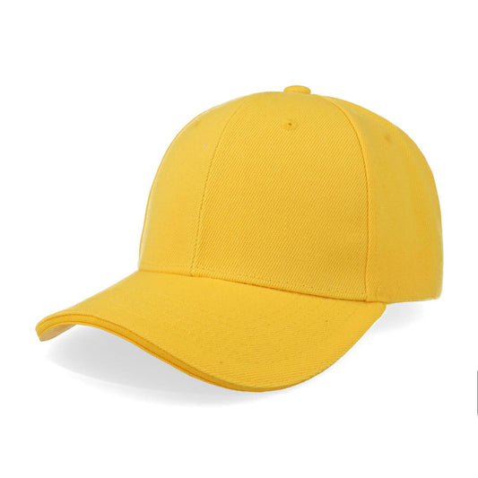 Gorra Sportcaps Clásica Acrílico Copa Alta Amarillo Unitalla
