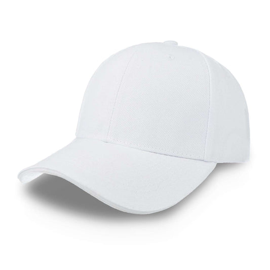 Gorra Sportcaps Clásica Acrílico Copa Alta Blanco Unitalla