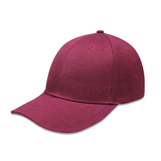 Gorra Sportcaps Clásica Acrílico Copa Alta Vino Unitalla